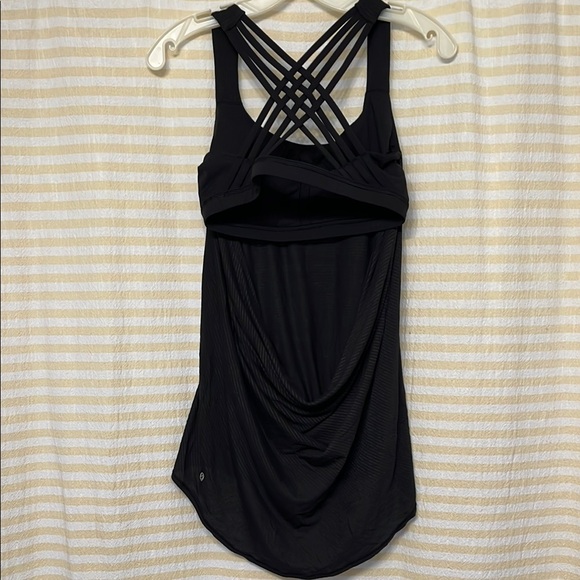 Lululemon Black Tank with Drop Back - Picture 3 of 4
